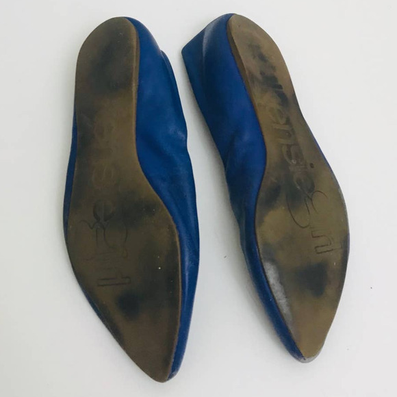 Kensie Girl Blue Almond Toe Flats Shoes • Size 7 🔴 - Picture 3 of 3